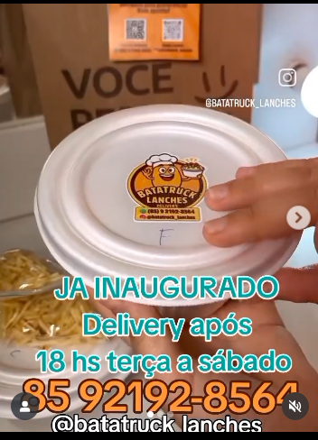 INAUGURADO  BATATRUCK LANCHES  EM CASCAVEL iniiou com delivery